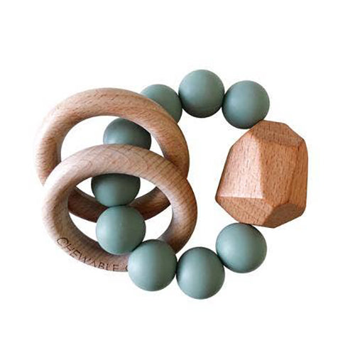 Silicone sale wood teether