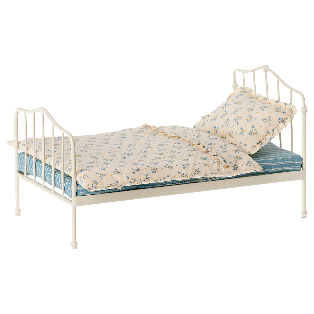 Maileg Miniature Metal Bed and Bedding