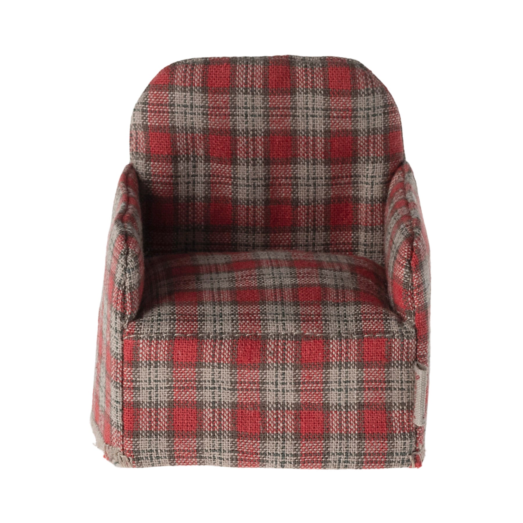 Maileg Mouse Chair  - Red Check