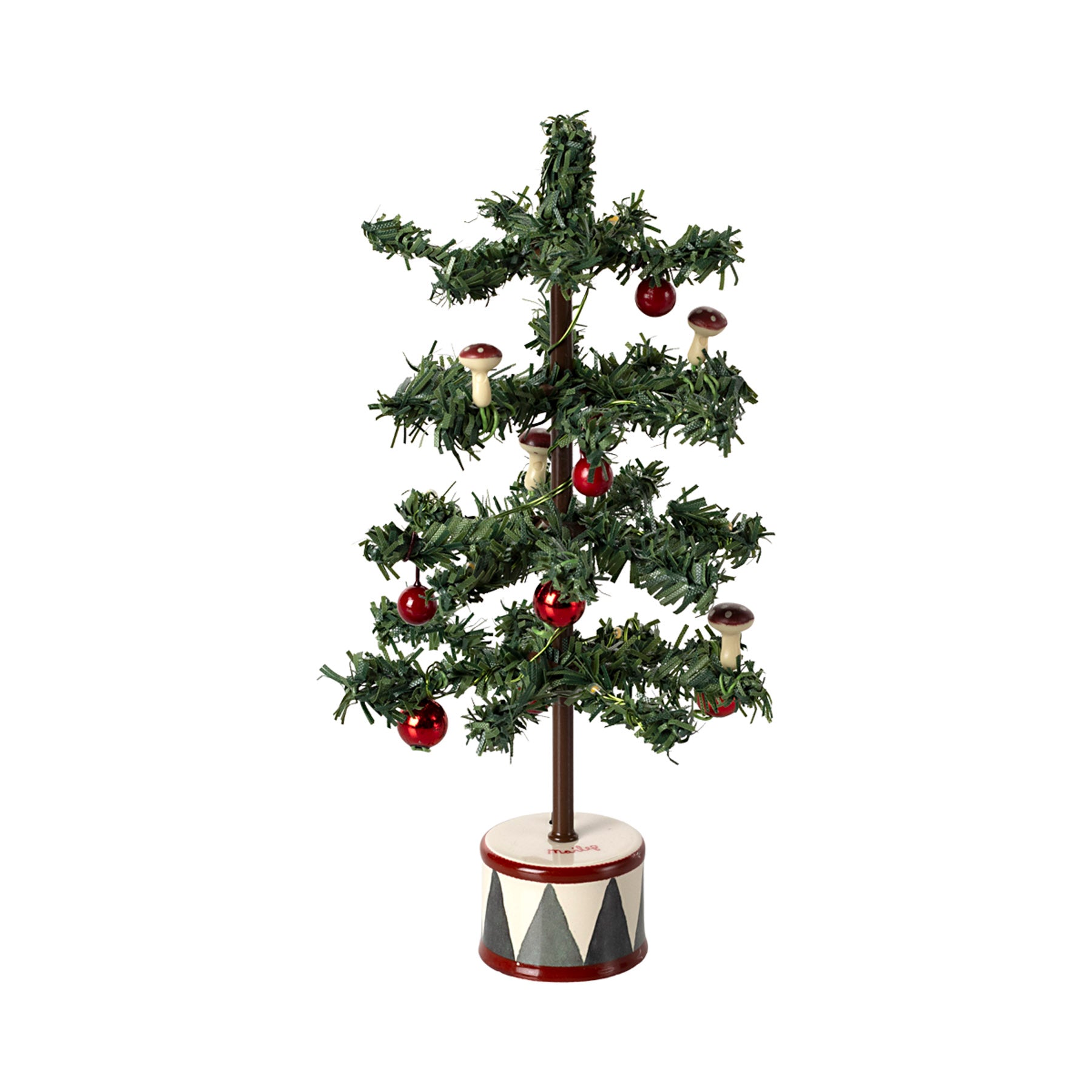 Maileg Miniature Christmas Tree with LED Lights (rechargeable)