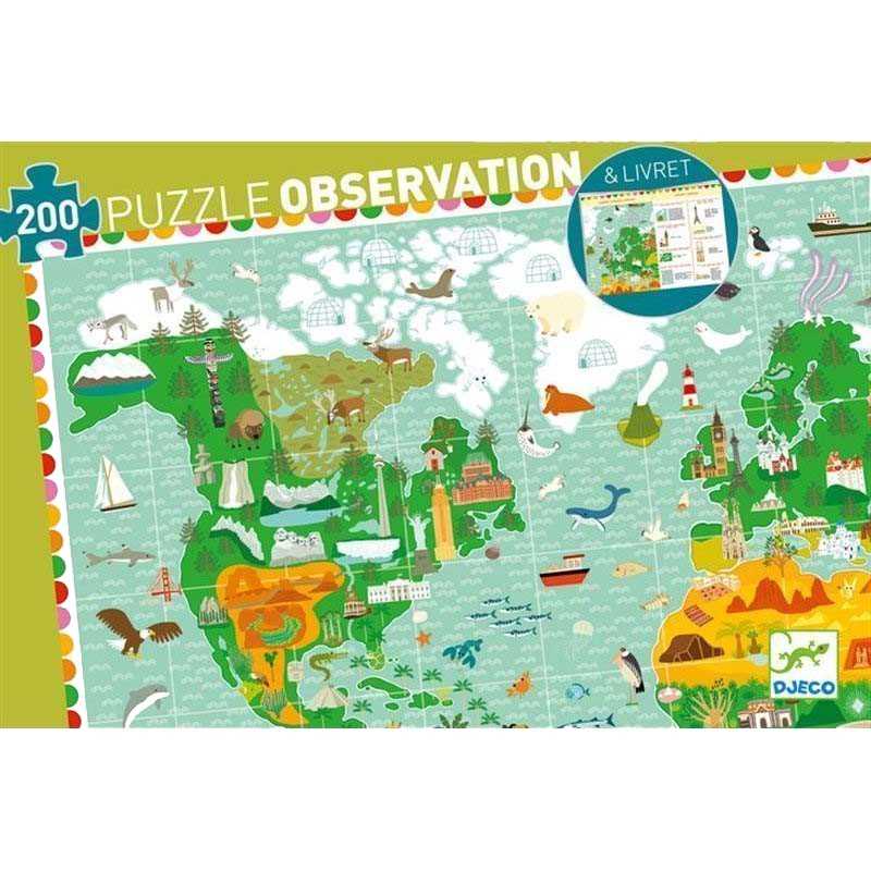 Djeco Around the World Observation Puzzle (200pc)