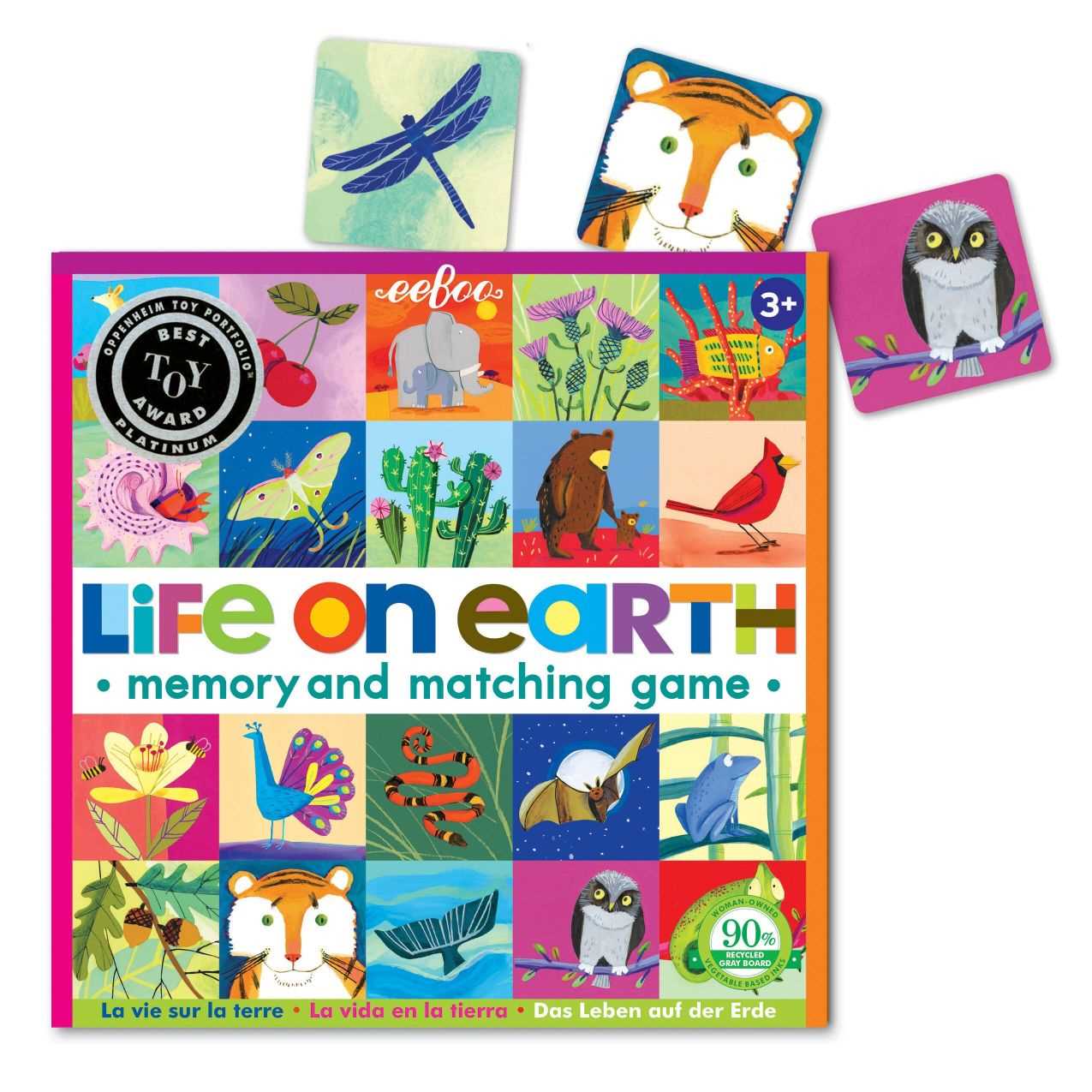 eeBoo Life on Earth Matching & Memory Game