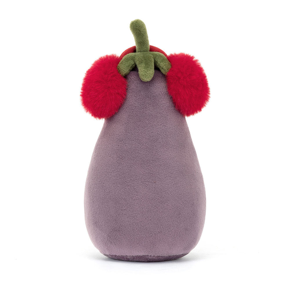 Strawberry and Eggplant Jellycat Plush shops Bundle