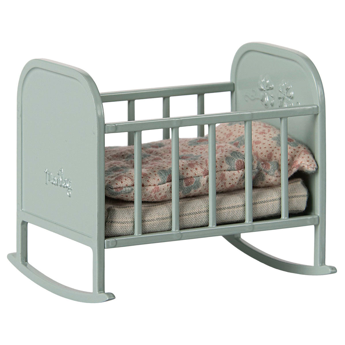 maileg mint rocking cradle