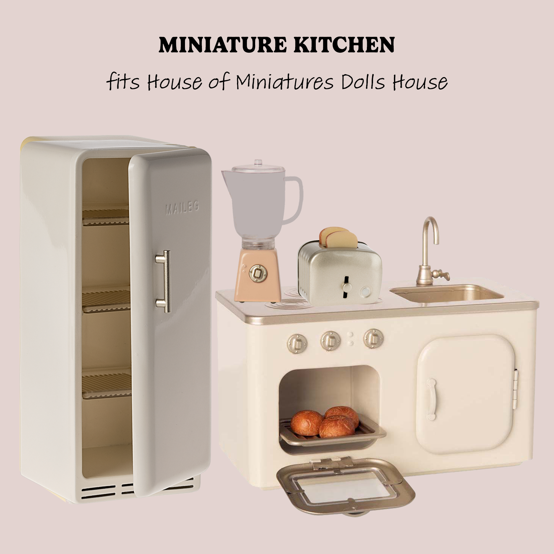 Maileg Miniature Kitchen Bundle - Off-White