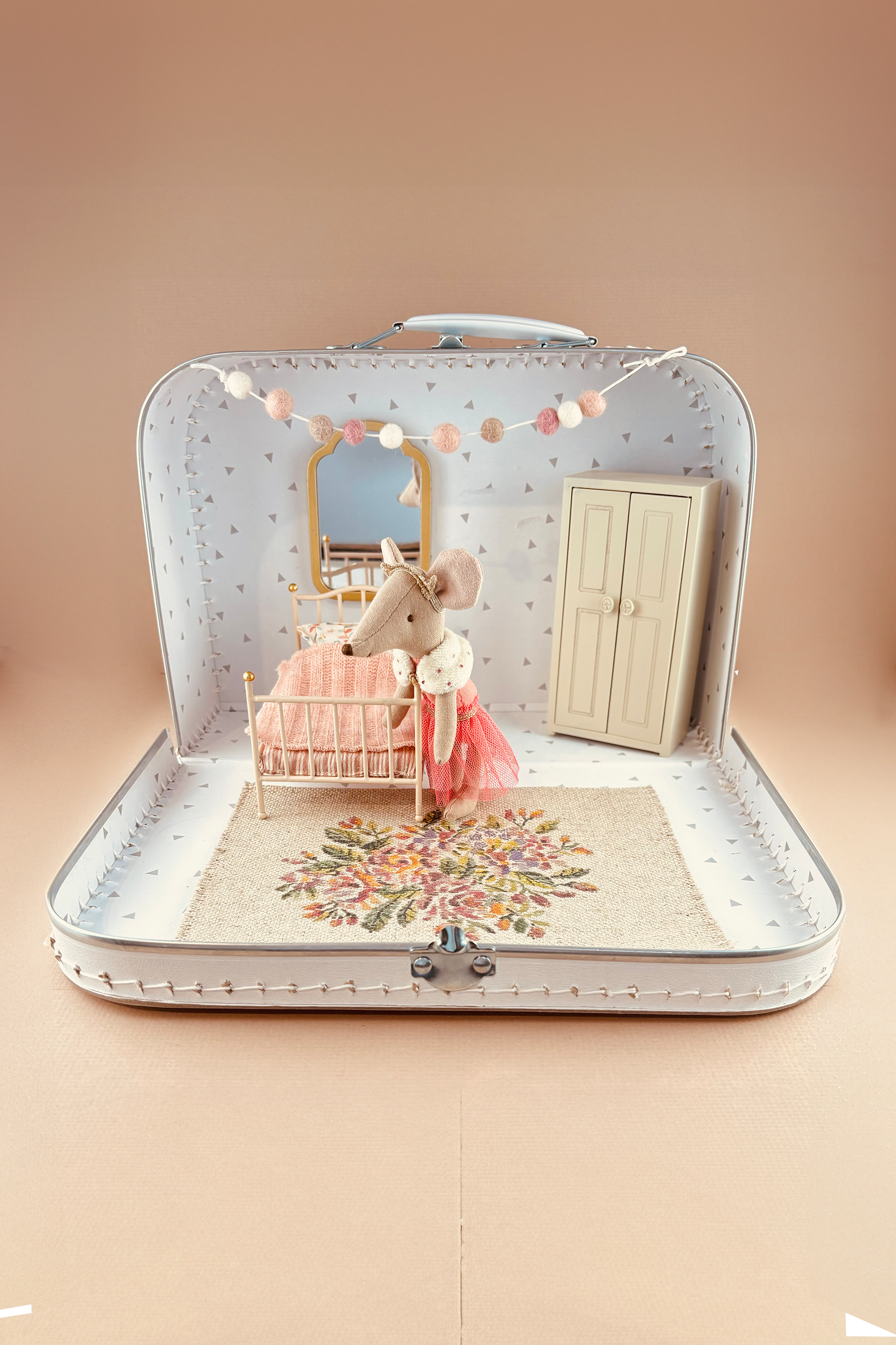 Maileg Princess Mouse Suitcase Bedroom